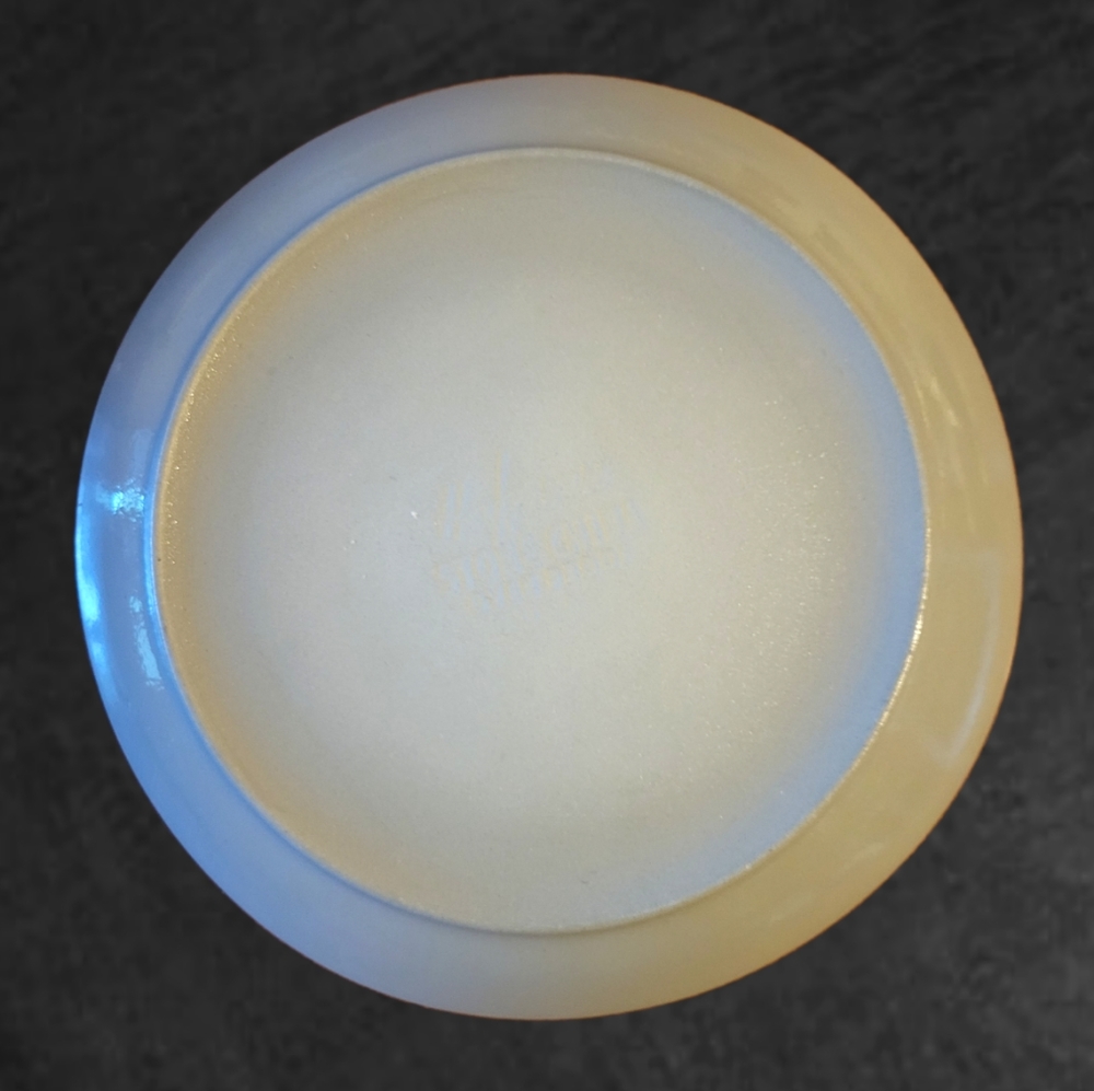 1 Vtg Midcentury 1950's Harkerware Stoneware 10" Dinner Plate Oven Proof